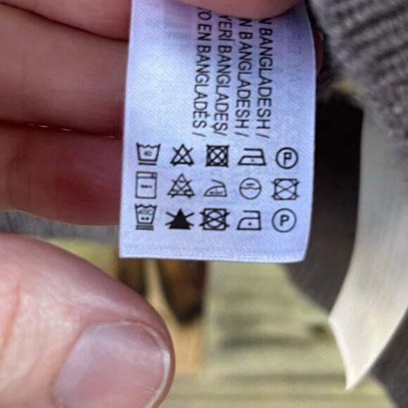 Zara Women's Grey And White Striped Sleeveless Sweater Size S - Picture 8 of 8